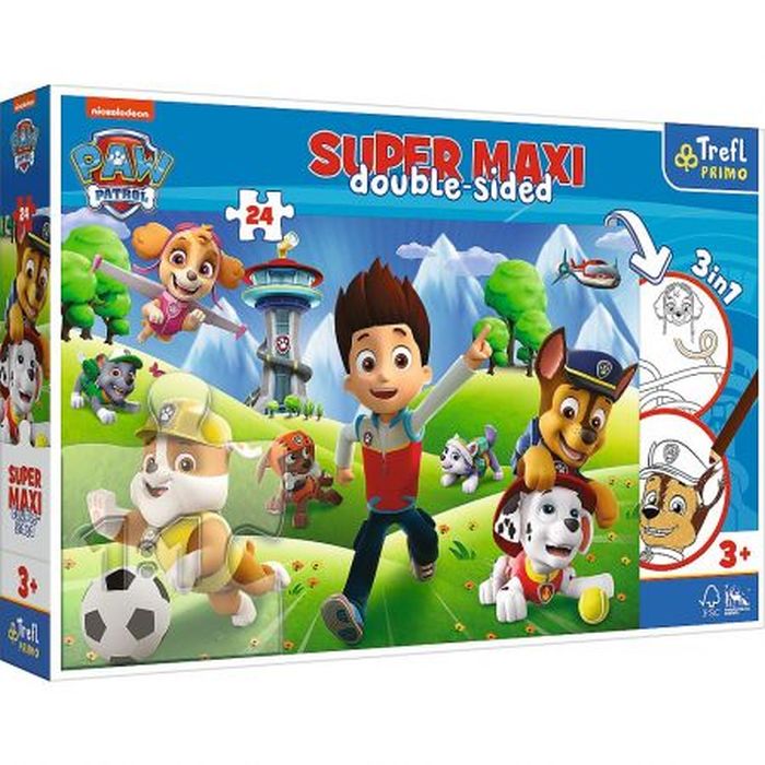 Puzzle Super Maxi 24 el. Psi Patrol Double Sided