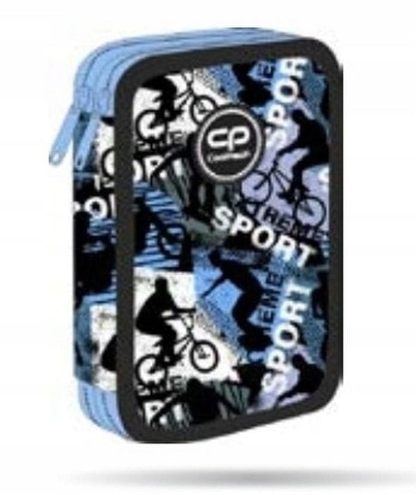 Coolpack Piórnik Jumper 2 podwójny z wyposażeniem BIKERS