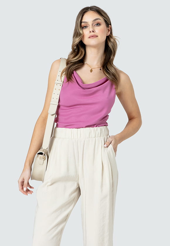 TOP CLAIRE - rosa