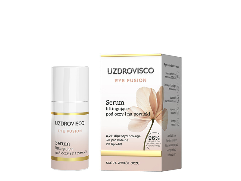 Uzdrovisco Eye Fusion Serum liftingujące pod oczy i na powieki, 15ml