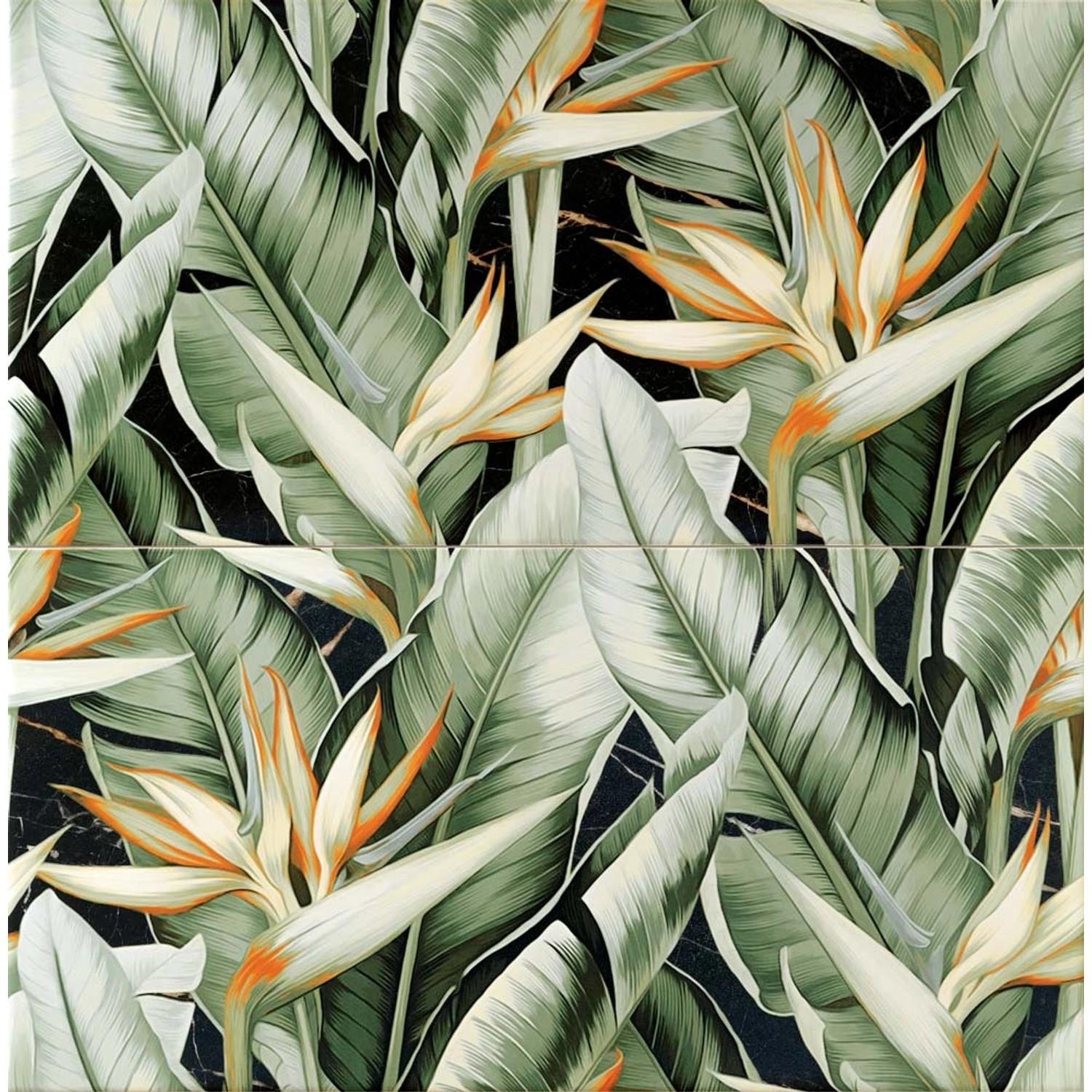 Dekor FLORIS 2-elementowy 60,8 cm x 61,8 cm