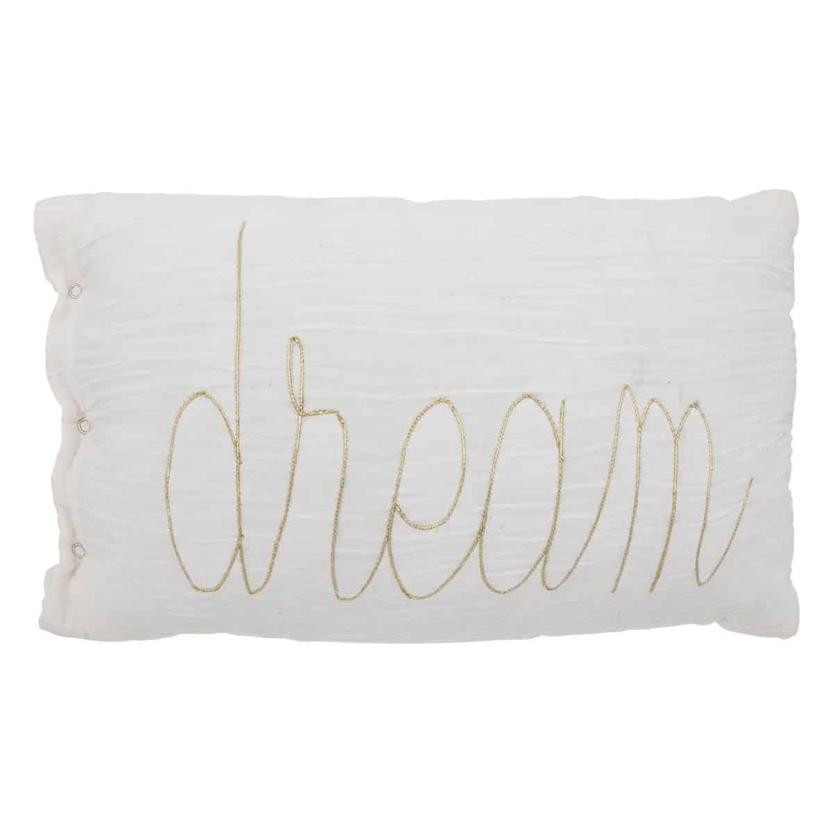 Poduszka muślinowa z wypełnieniem lili dream white 30x50 cm db