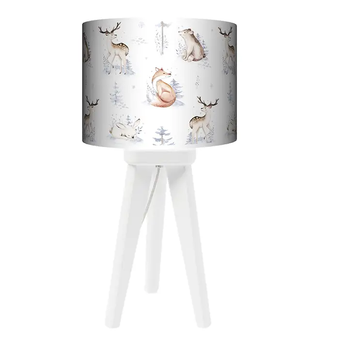 Lampa Trójnóg mała Cosy Winter 1 - kolor podstawy biały FL