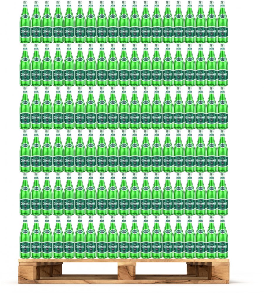 720x Woda niegazowana Cisowianka Classique, 0.7l, butelka szklana