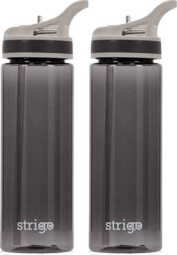 2x Bidon Strigo, 600ml, szary