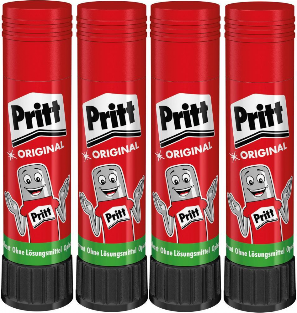 4x klej biurowy Pritt, w sztyfcie, 10g