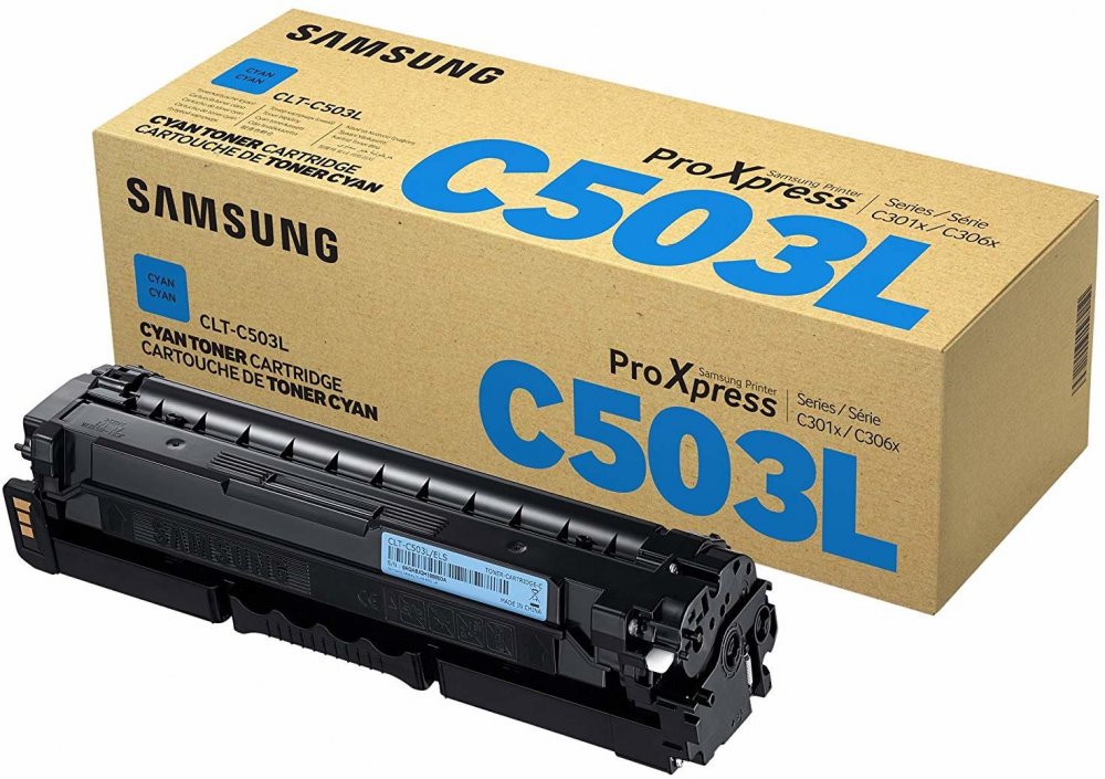 Toner Samsung SU014A (CLT-C503L), 5000 stron, cyan (błękitny)