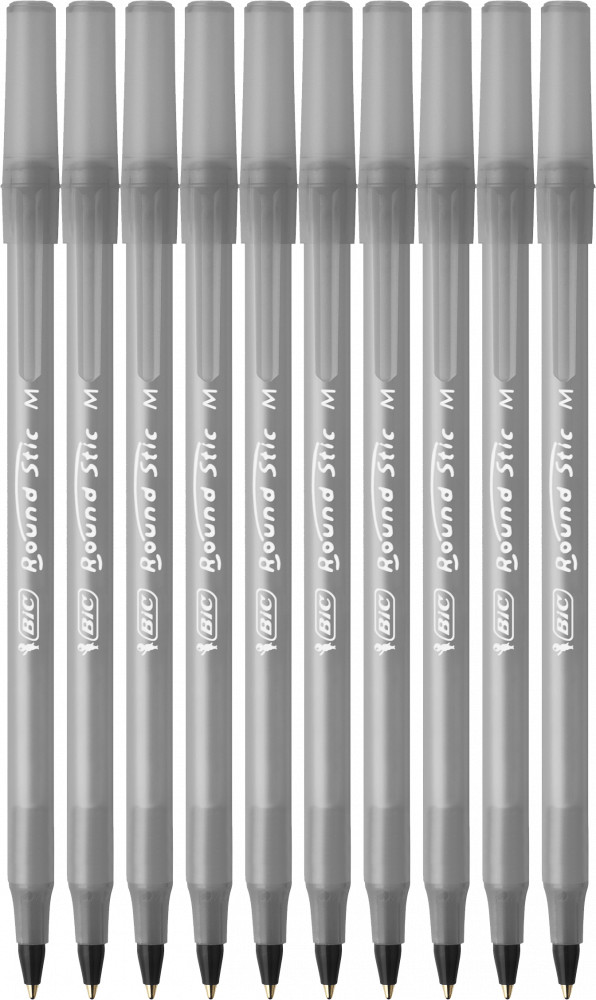 10x Długopis Bic, Round Stic Classic, 1mm, czarny