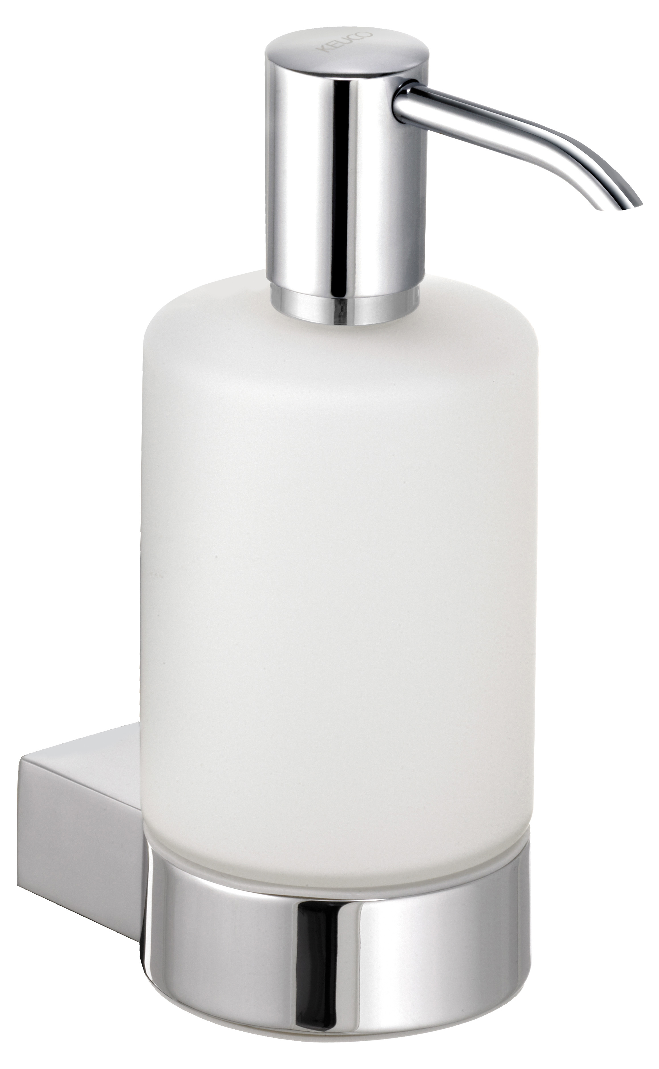 Keuco Plan dozownik do mydła 250 ml ścienny chrom/szkło 14953019000