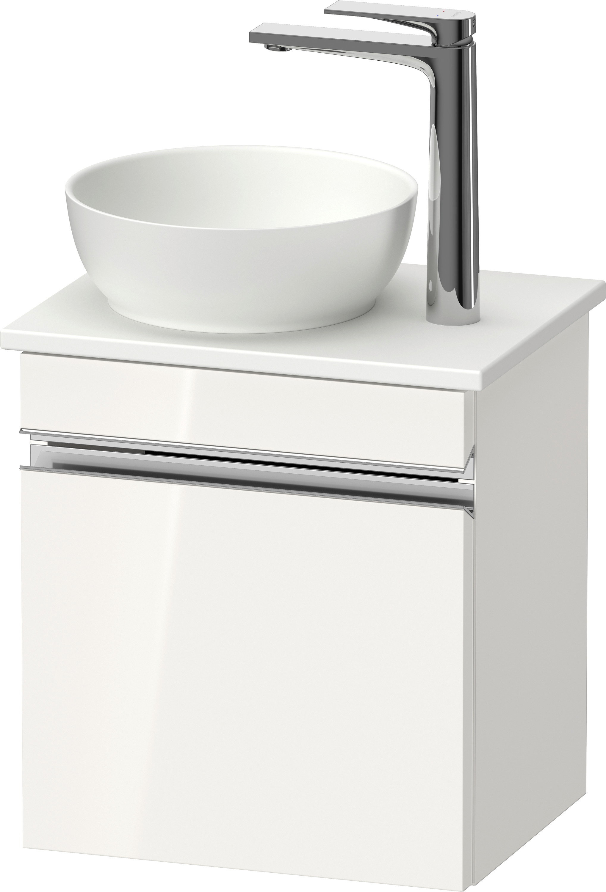 Duravit Sivida szafka 40x32,5x44 cm podumywalkowa wisząca biała-chrom SV4656R10220000
