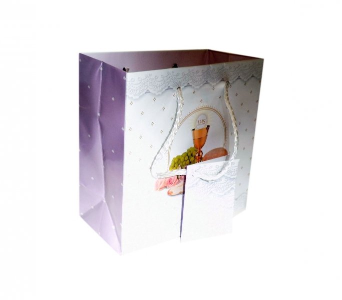 Ozdobne opakowanie, torebka na prezent 26x32 wz. Set Komunia