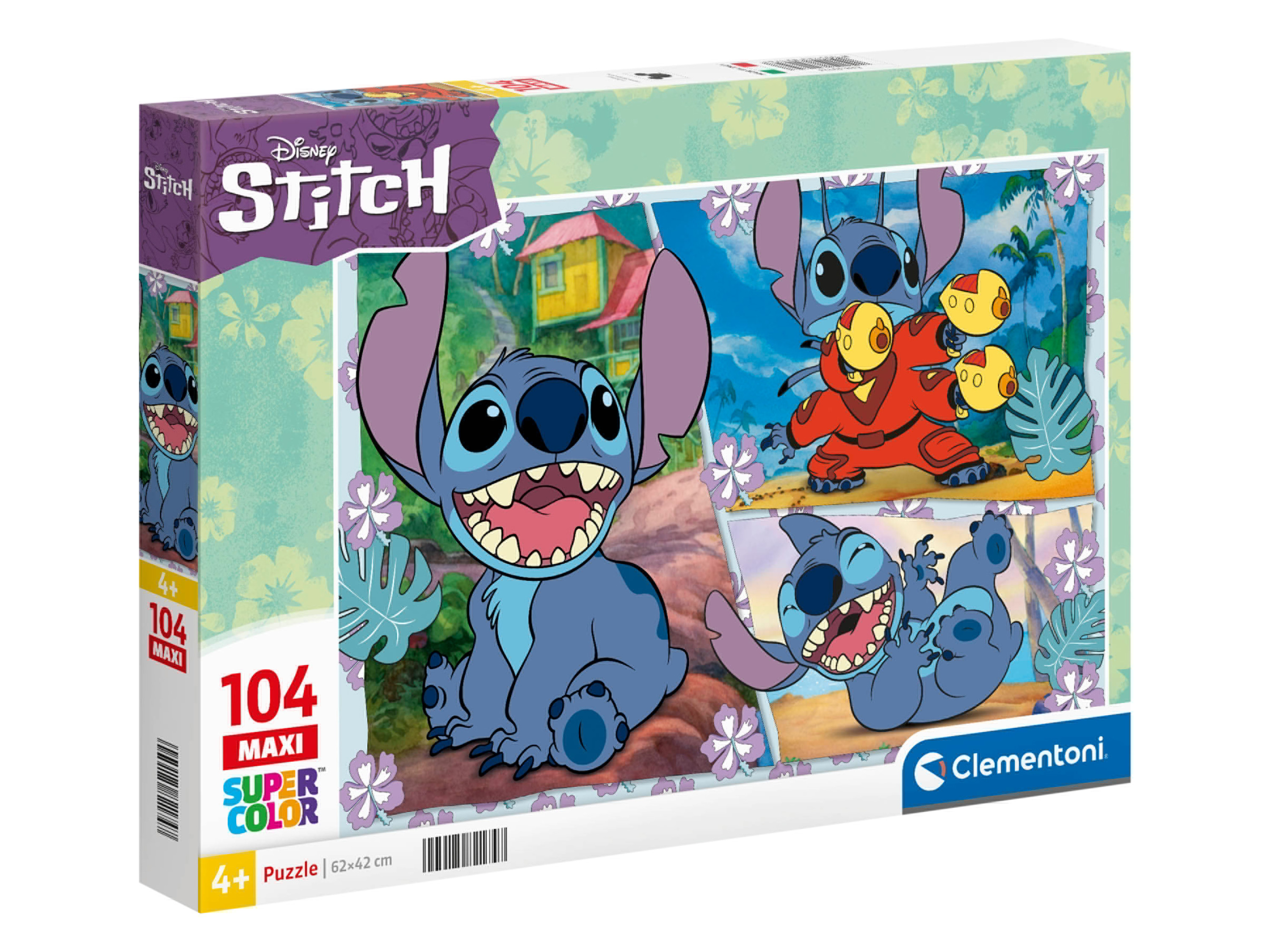 Clementoni Puzzle dla dzieci Stitch maxi puzzle 104 elementy