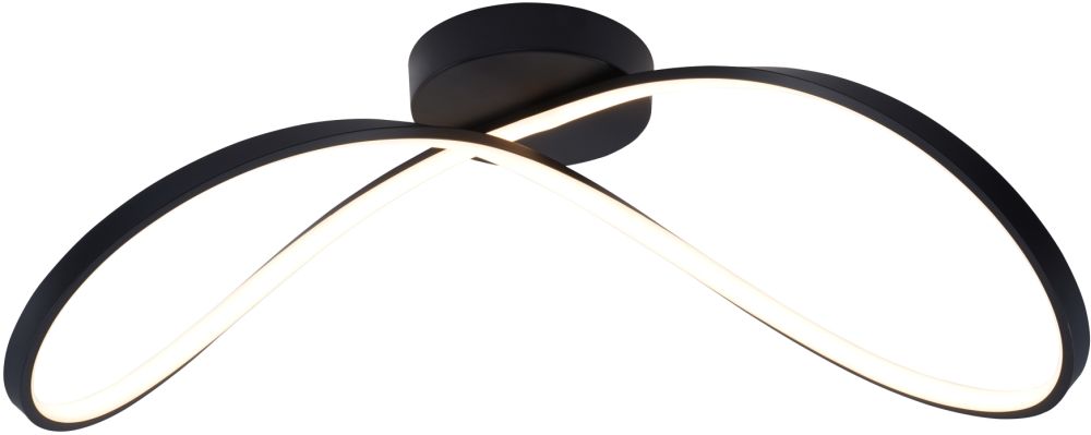 Darmowa Dostawa - Lampa podsufitowa 1x45 W czarny Zuma Line Erda 19600CBK