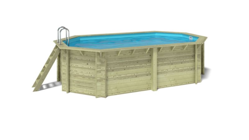 Basen drewniany Nemo ALTANKA 5,79x3,49 - H.1,45 m - z filtracją, BAS7304OSPI, 1szt.