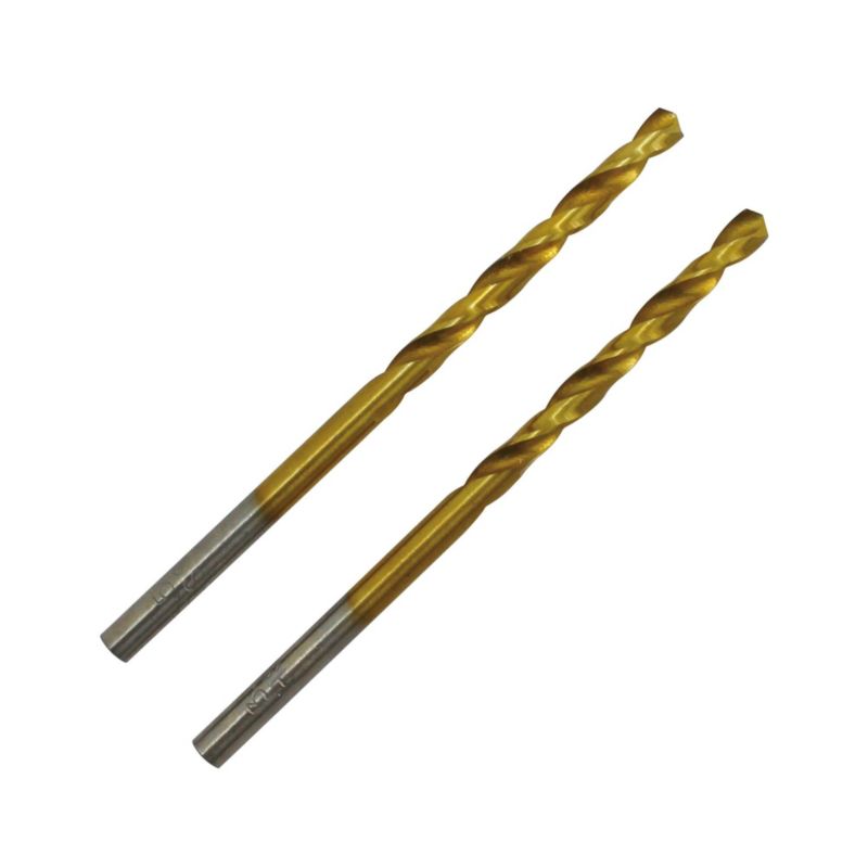 Wiertło do metalu Erbauer TiN HSS 4 mm 2 szt.