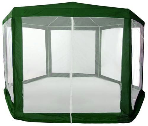 Pawilon ogrodowy MultiGarden handlowy 2x2x2m z moskitierą zielony 1 szt.