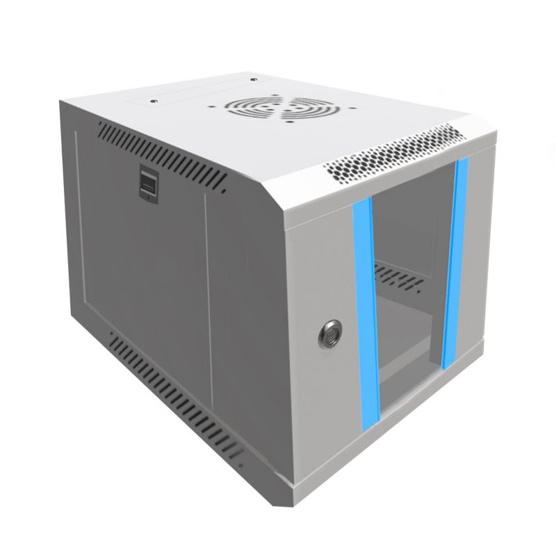 Szafa rack Extralink 4U 10" Szara montowana na ścianie