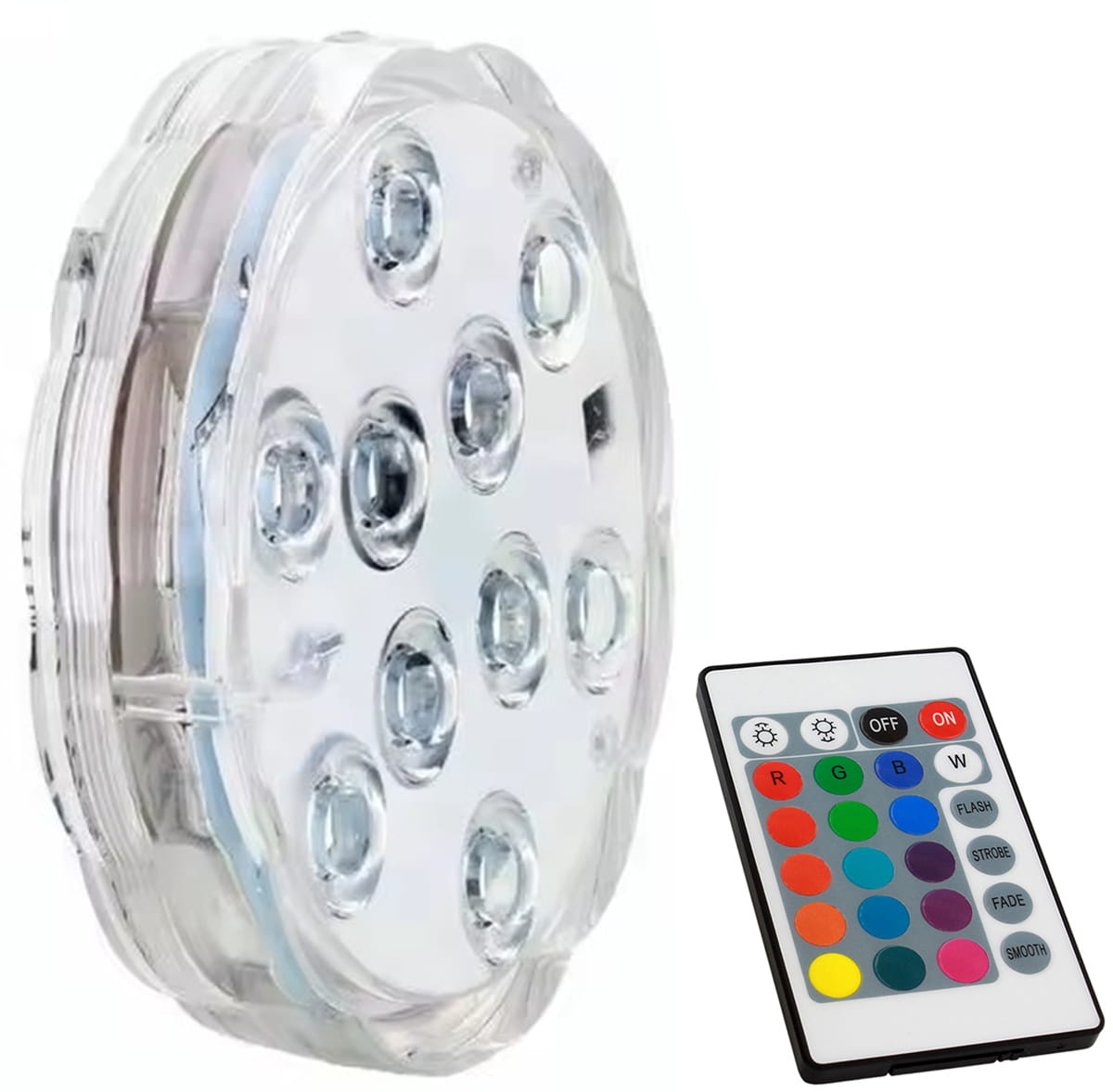 Lampka LED RGB wodoodporna ZD115 +pilot - Henryx24