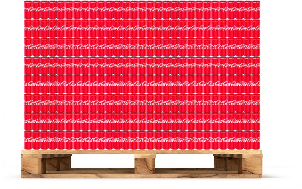 3168x Napój gazowany Coca-cola, puszka, 0.2l
