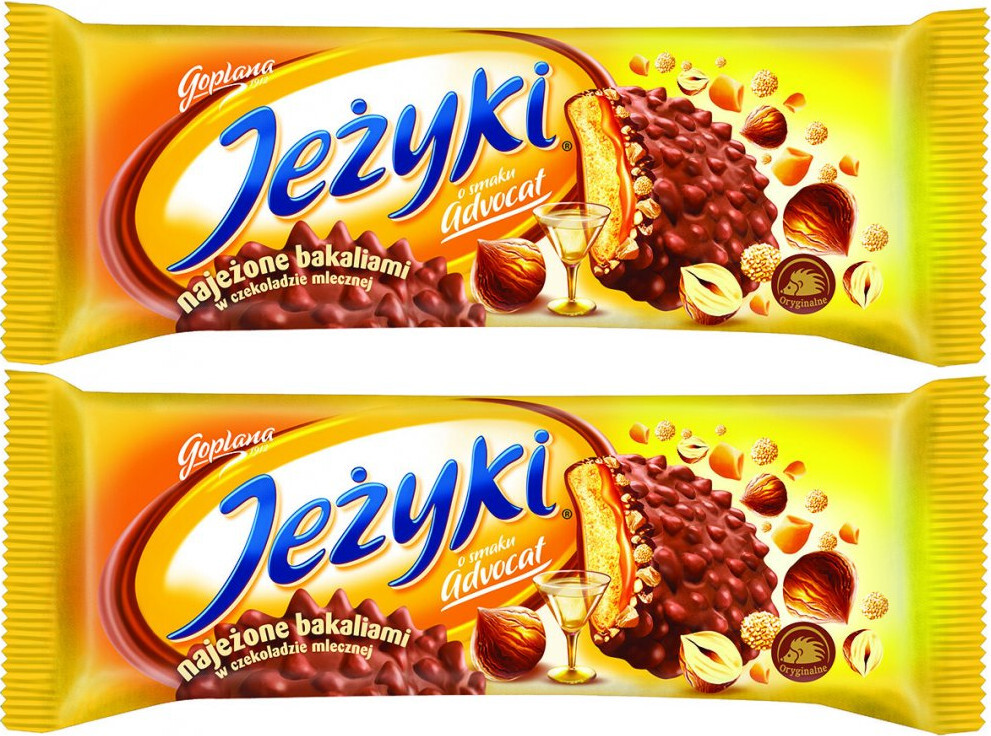2x Ciastka Jeżyki, adwokatowy, 140g
