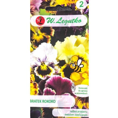 1 pac, Panseluțe cu flori mari Rococo, mix multicolor - Semințe: Mod de ambalare: 0.4 g
