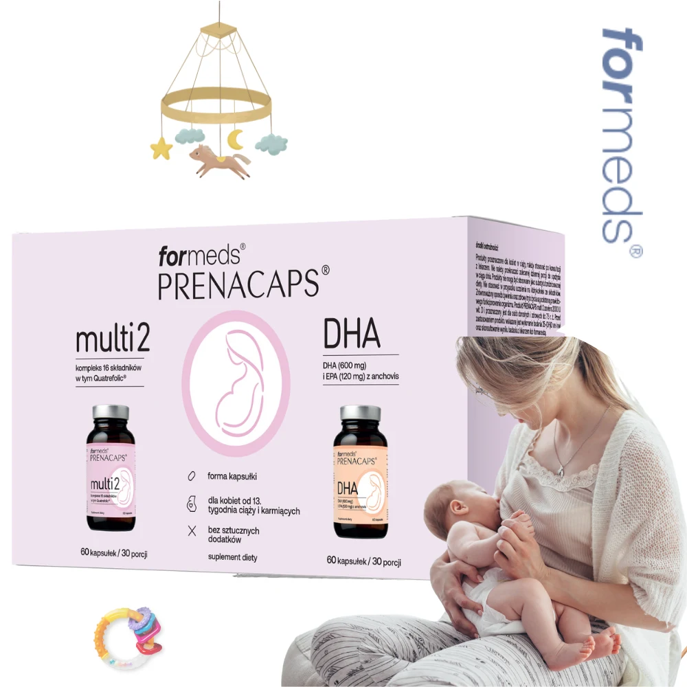 PRENACAPS MULTI 2 + DHA 60+60kaps. Formeds
