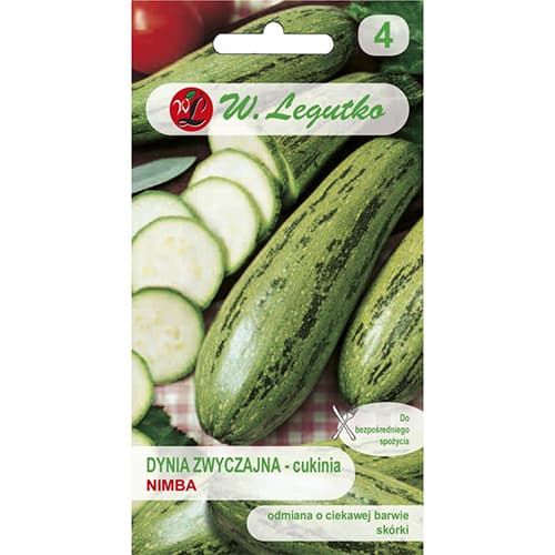 1 szt, Zucchini Nimba - Samen: Ilość w opakowaniu: 2 g