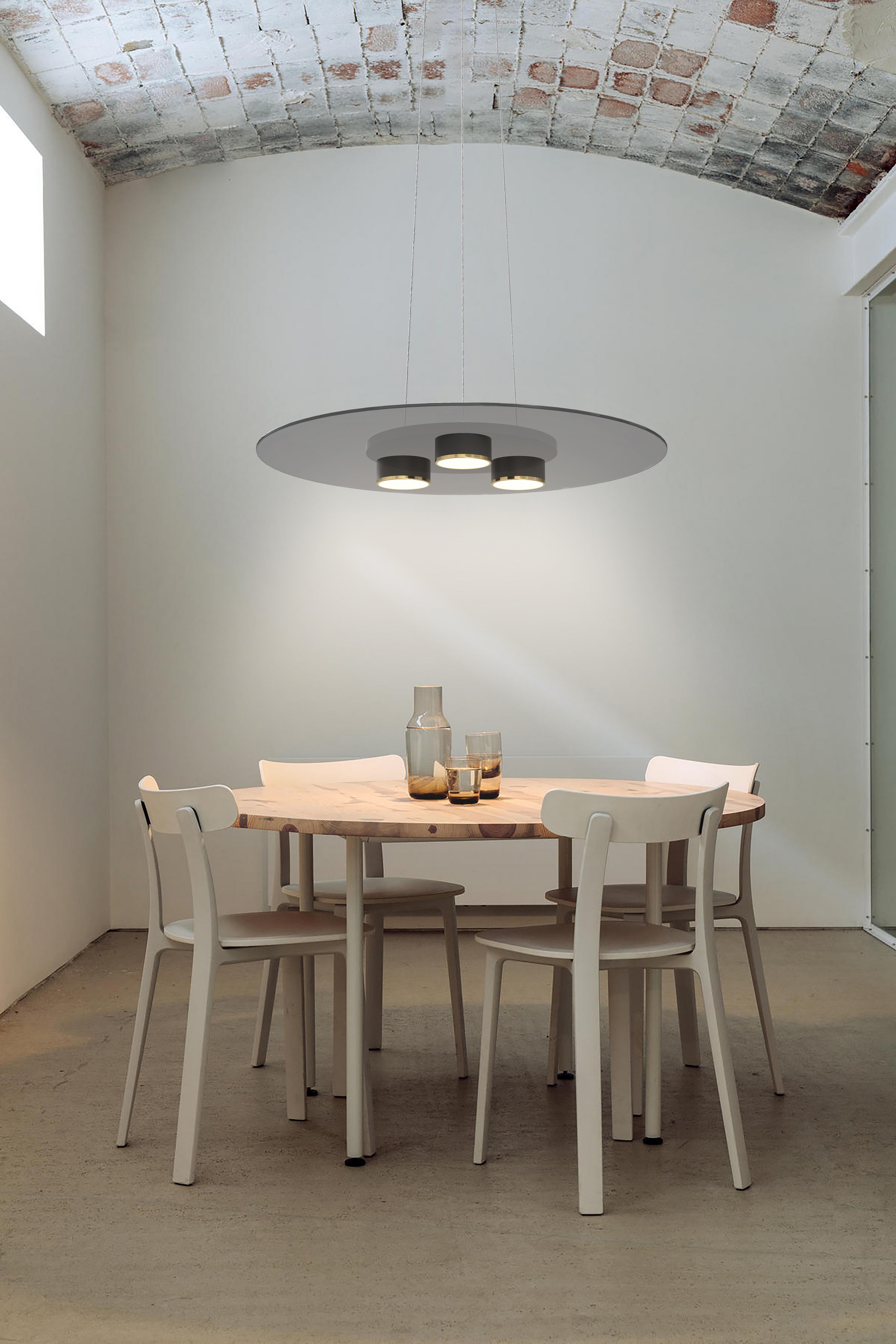 Aviano Lannion lampa wisząca 3x6,3 W czarna 5006-302