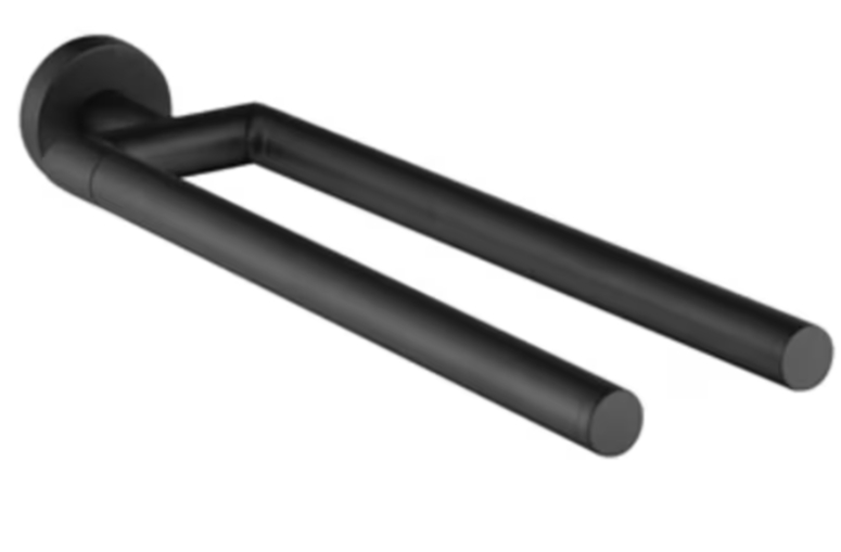 Kronenbach Lima 2.0 Black wieszak na ręcznik czarny mat 29 200 075 0005