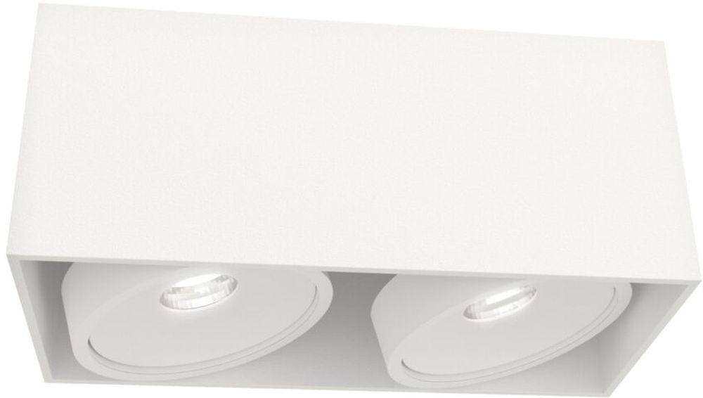 Orlicki Design Cardi II lampa podsufitowa 2x8 W biała OR81985