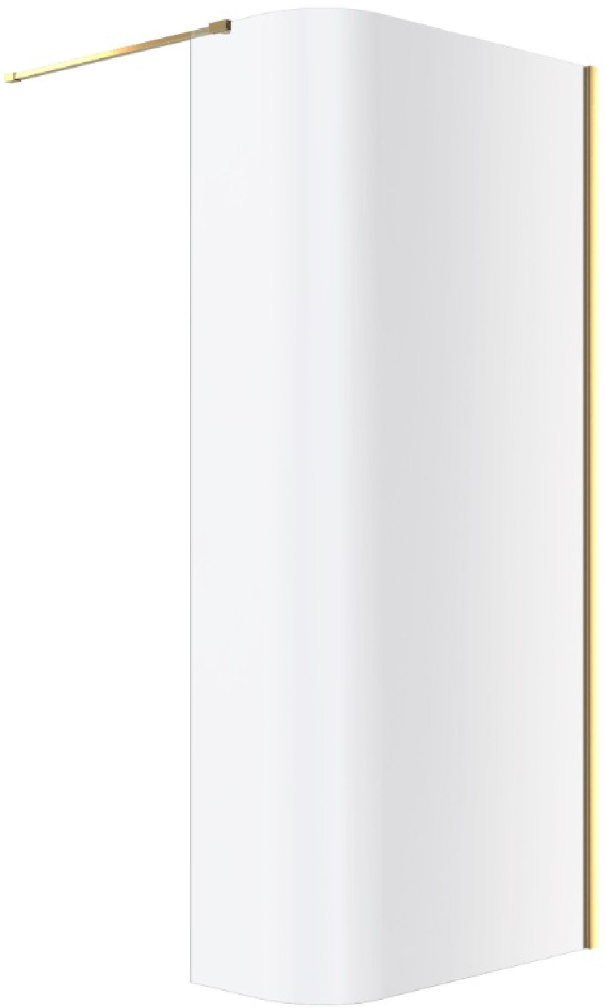 Excellent Vidoq ścianka prysznicowa walk-in 93 cm złoty połysk/szkło przezroczyste KAEX.1507.930.LP.GL