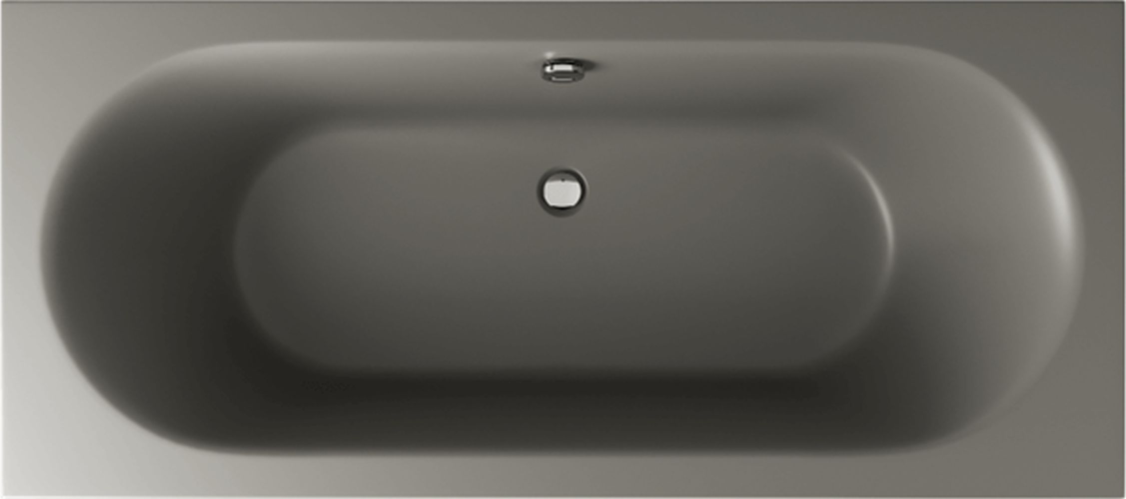 Excellent Oceana wanna prostokątna 160x75 cm szary mat WAEX.OCE16CMMS