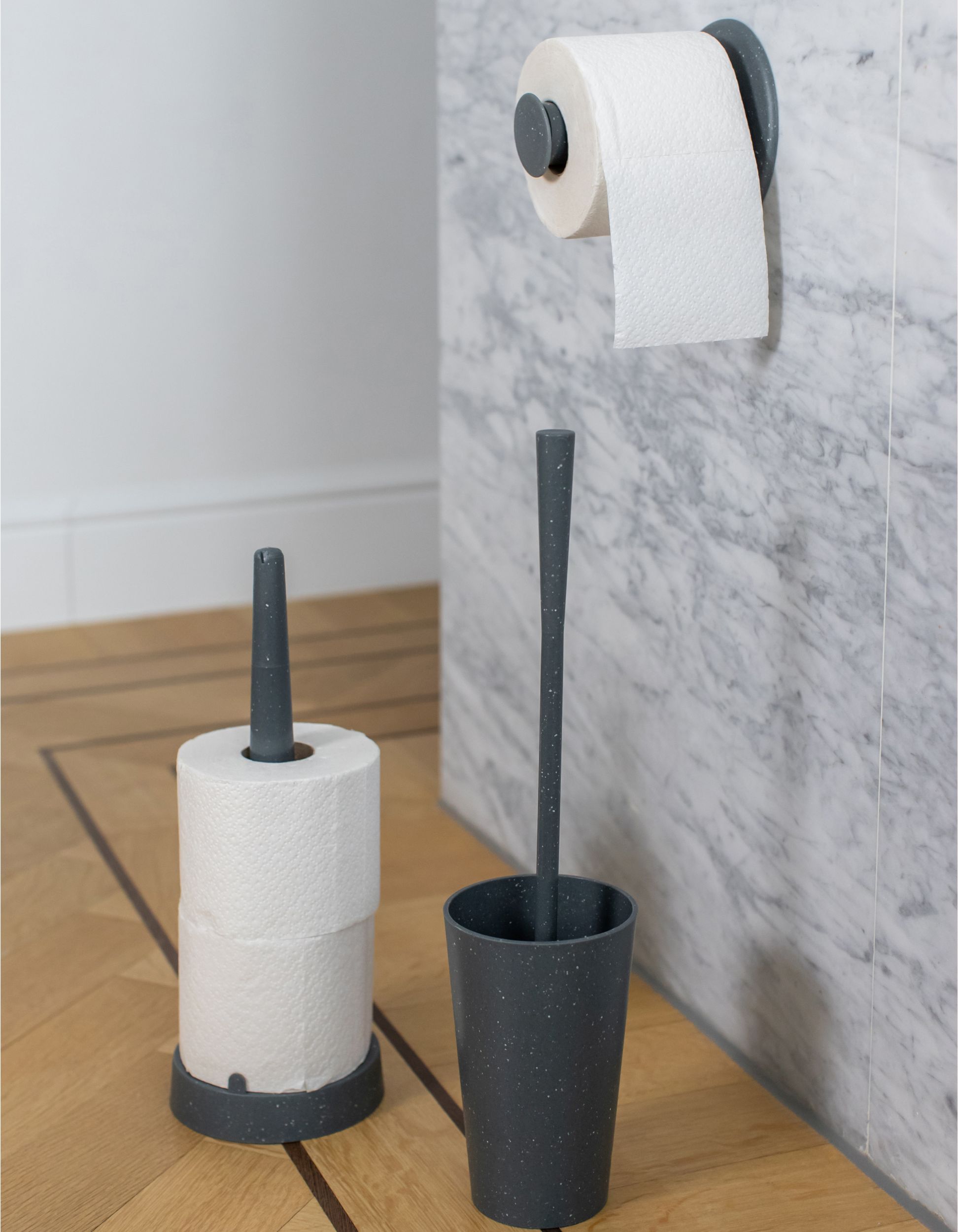 Koziol Plug N Roll uchwyt na papier toaletowy szary 1410120 - Wysyłka w 24h