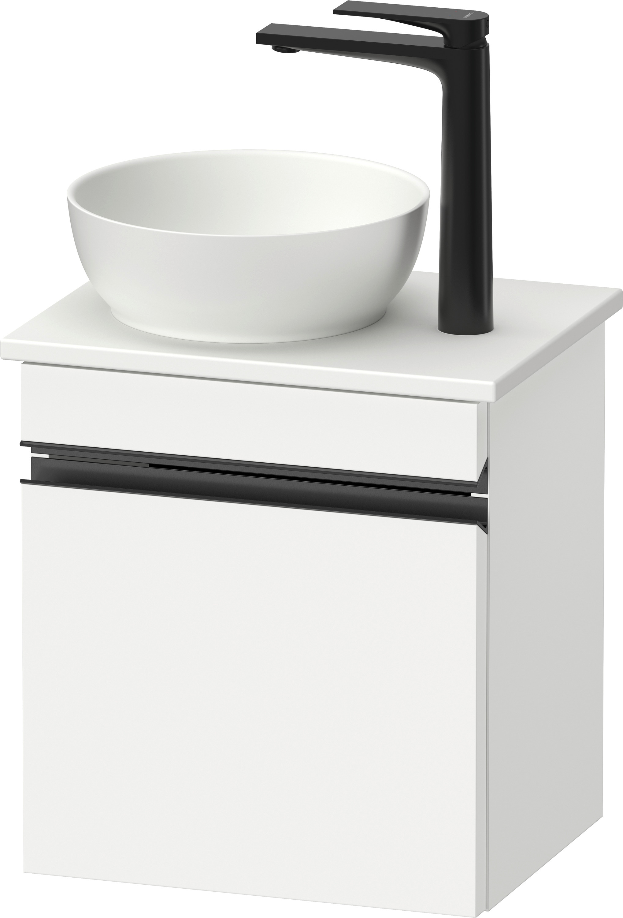 Duravit Sivida szafka 40x32,5x44 cm podumywalkowa wisząca biała-czarna SV4656RBD220000