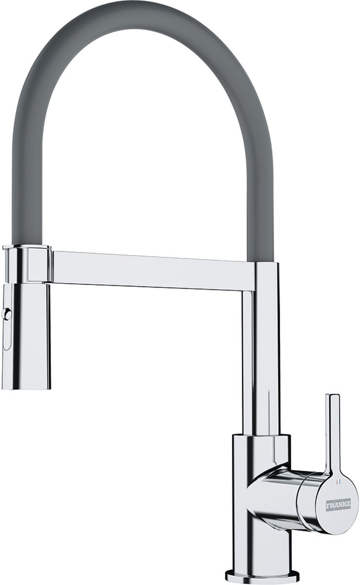 Franke Lina Semi-Pro bateria kuchenna stojąca chrom/szary 115.0626.087
