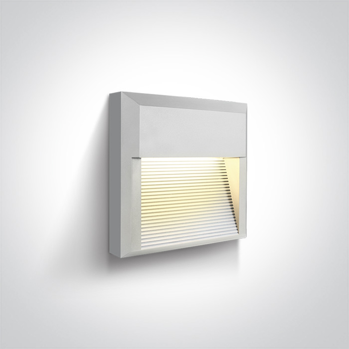 One Light Mavra kinkiet zewnętrzny 1x8W biały 67430A/W/W