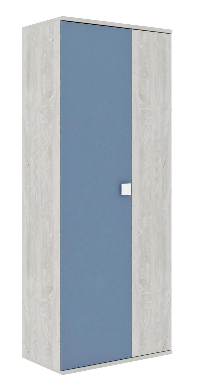 Szafa dwudrzwiowa B2 - smoky blue, cascina,