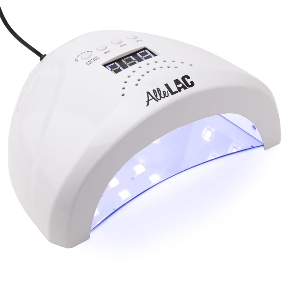 Lampa do paznokci dual UV/LED 48W AlleLac do lakierów hybrydowych żeli i akrylożeli biała 1S