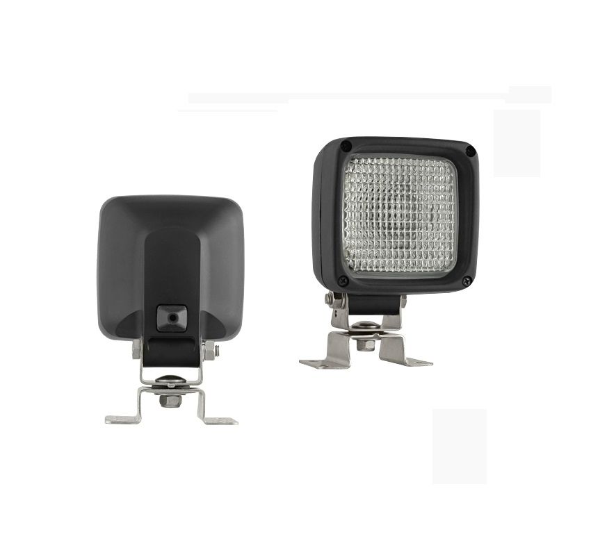 Halogenowa lampa robocza z uchwytem omega i złączem AMP Faston H3 24V LKR5.37166 Wesem