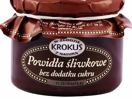 Powidła Śliwkowe bez dodatku cukru 310 g - Piekarnie Cukiernie Putka