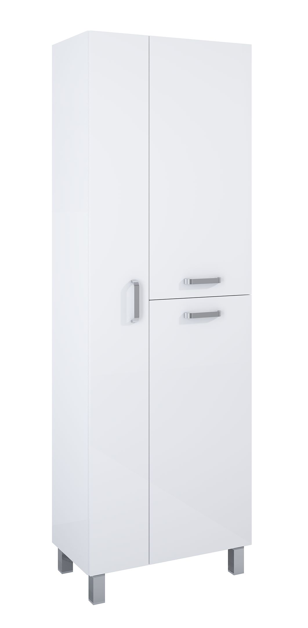Darmowa Dostawa - Szafka 60x34.1x182 cm boczna stojąca biała Elita Sunn RE169203008060