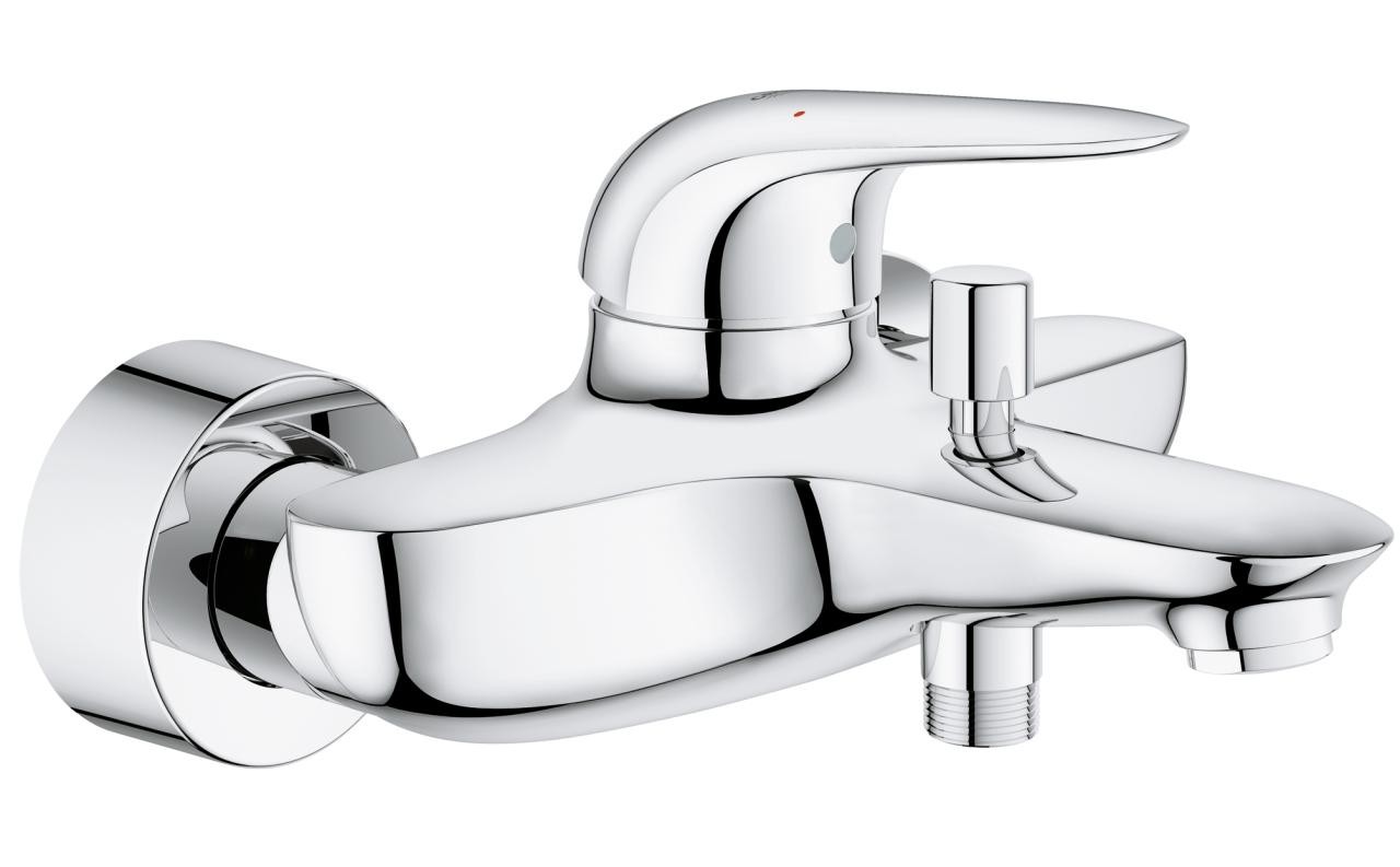Darmowa Dostawa - Bateria wannowo-prysznicowa ścienna starlight chrome Grohe Eurostyle New 23726003