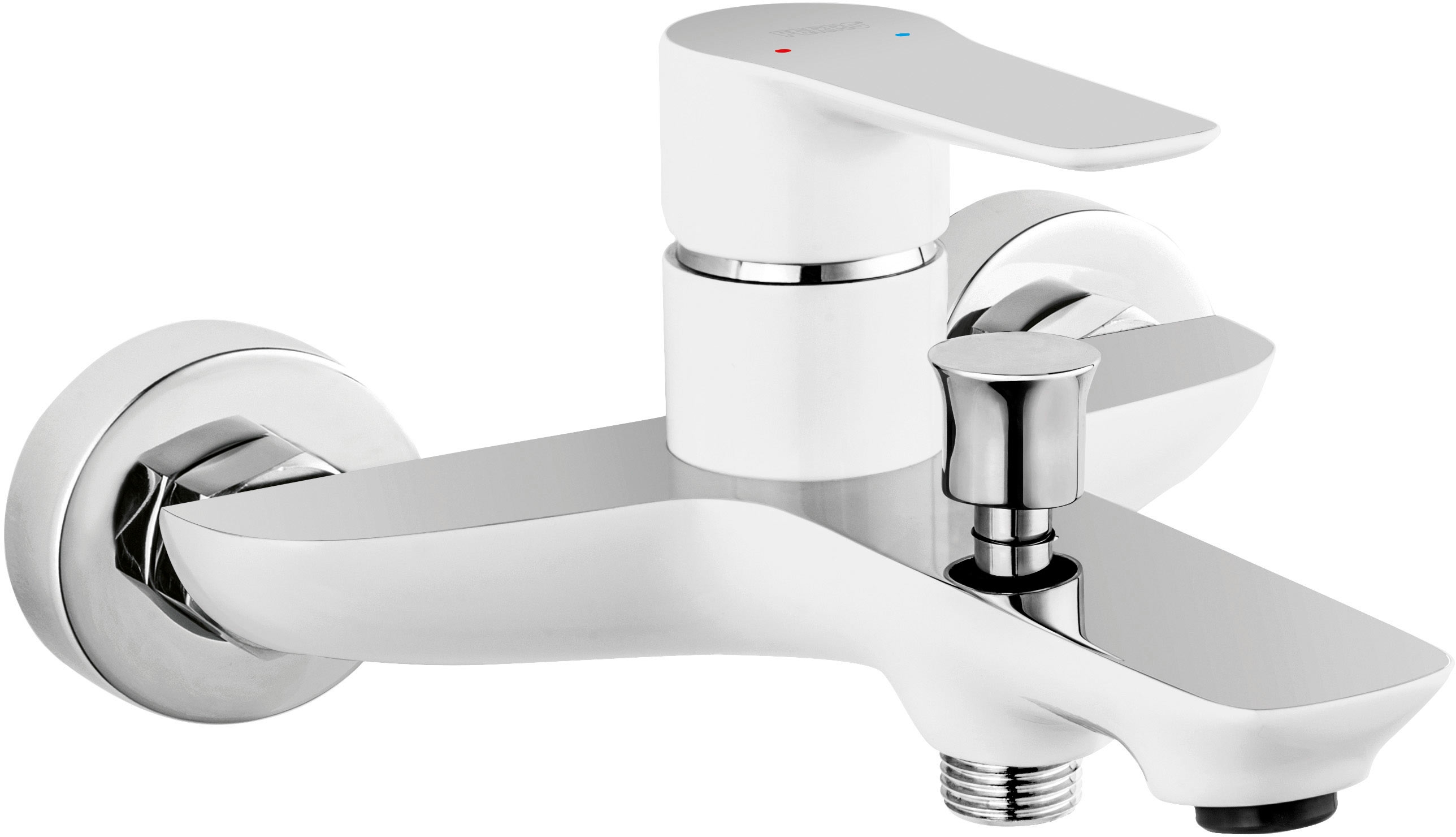 Darmowa Dostawa - Bateria wannowo-prysznicowa Ferro Adore White BDR1