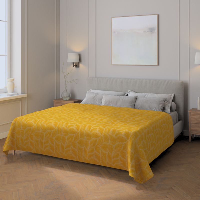 Pled narzuta 220x260cm Dekoria 220x260cm miodowy 1 szt.