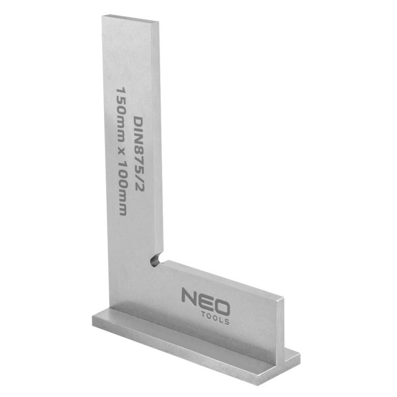Kątownik NEO TOOLS z podstawą, DIN875/2, 150x100mm 1 szt
