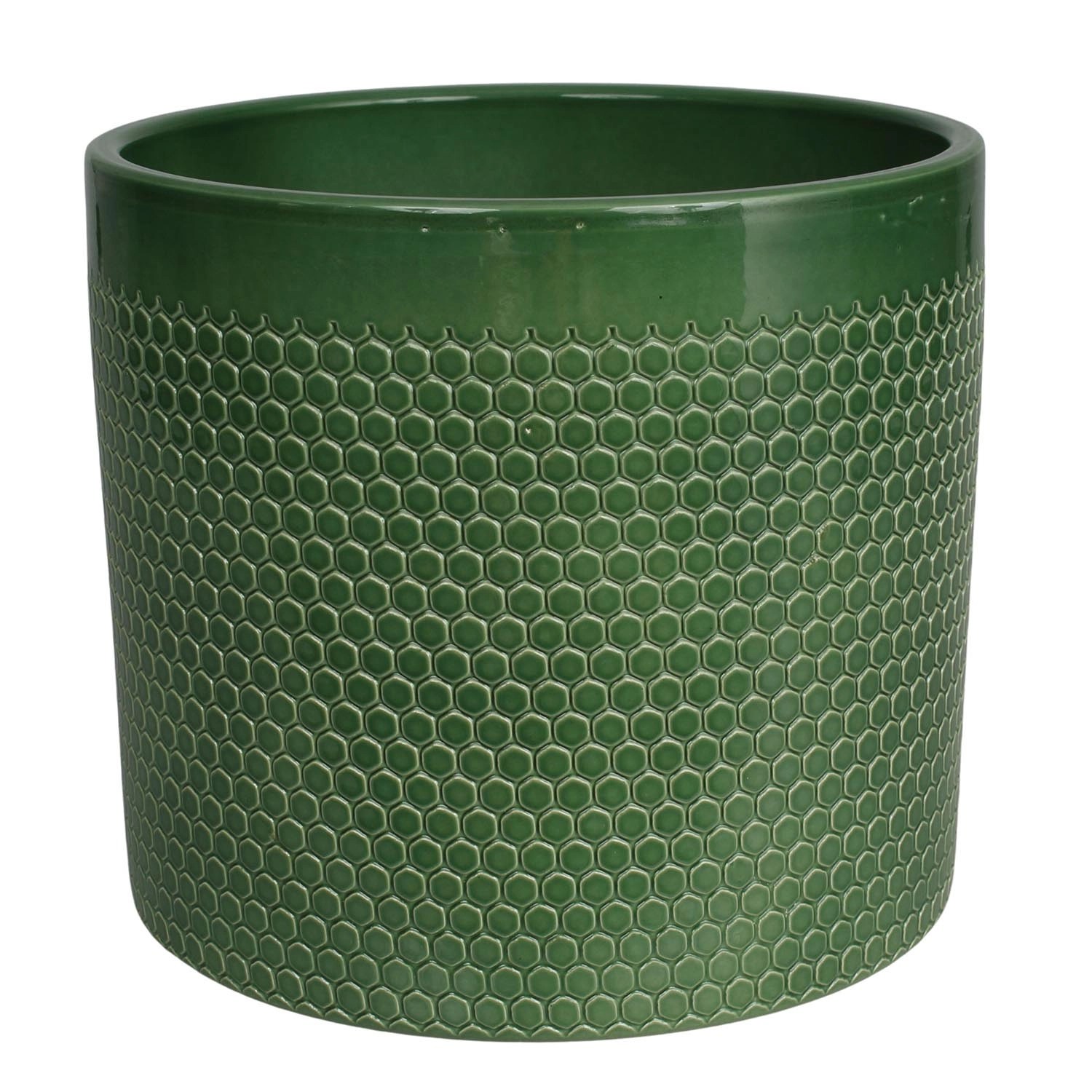 Osłonka Como Honey zielona 6 szt. - 15 cm