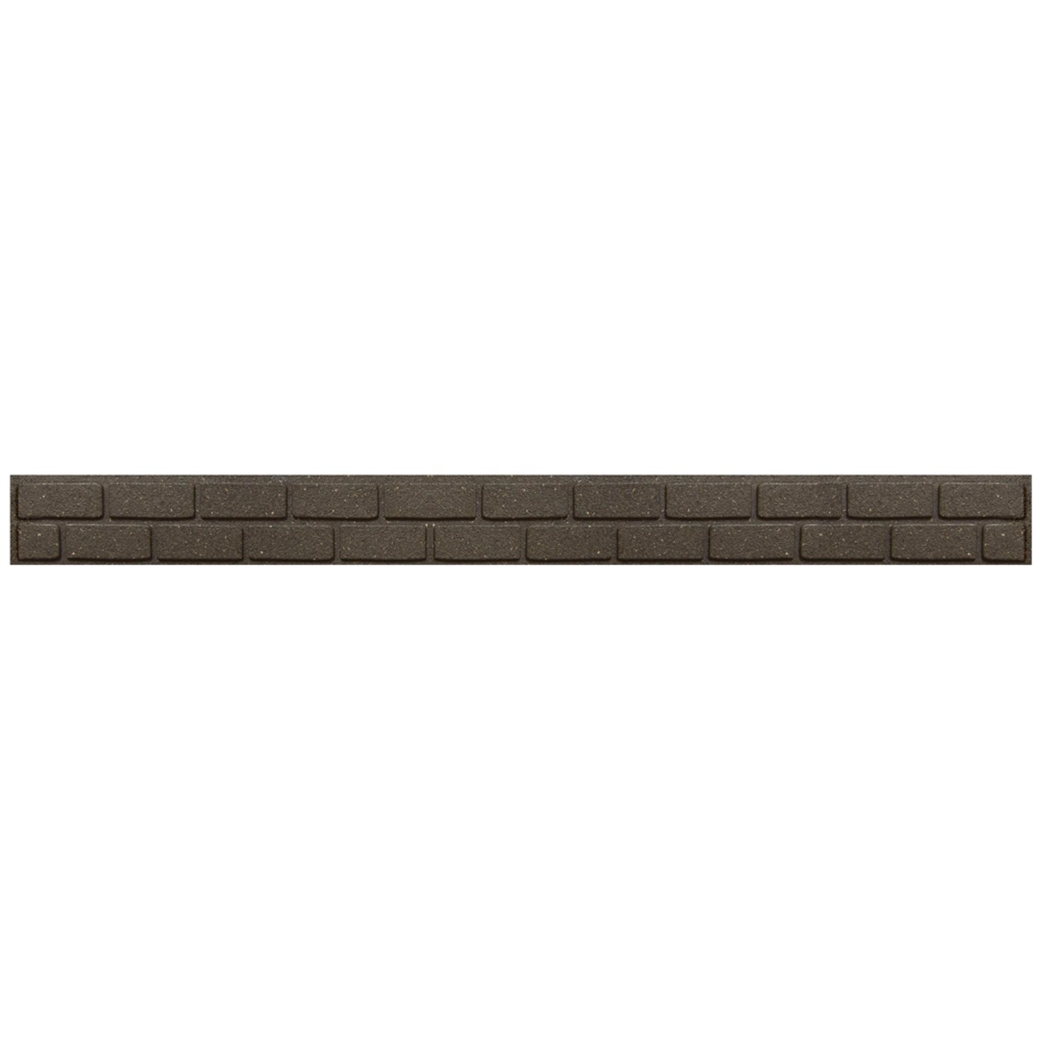Obrzeże recyklingowe EZ Bricks brąz 9x2x120 cm