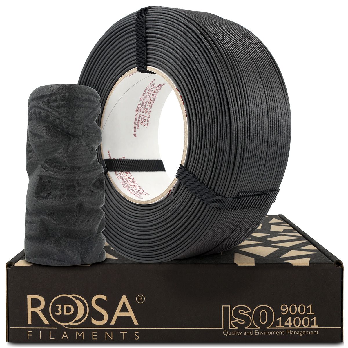 FILAMENT 3D Refill BioWOOD Black Oak 1,75mm 1kg