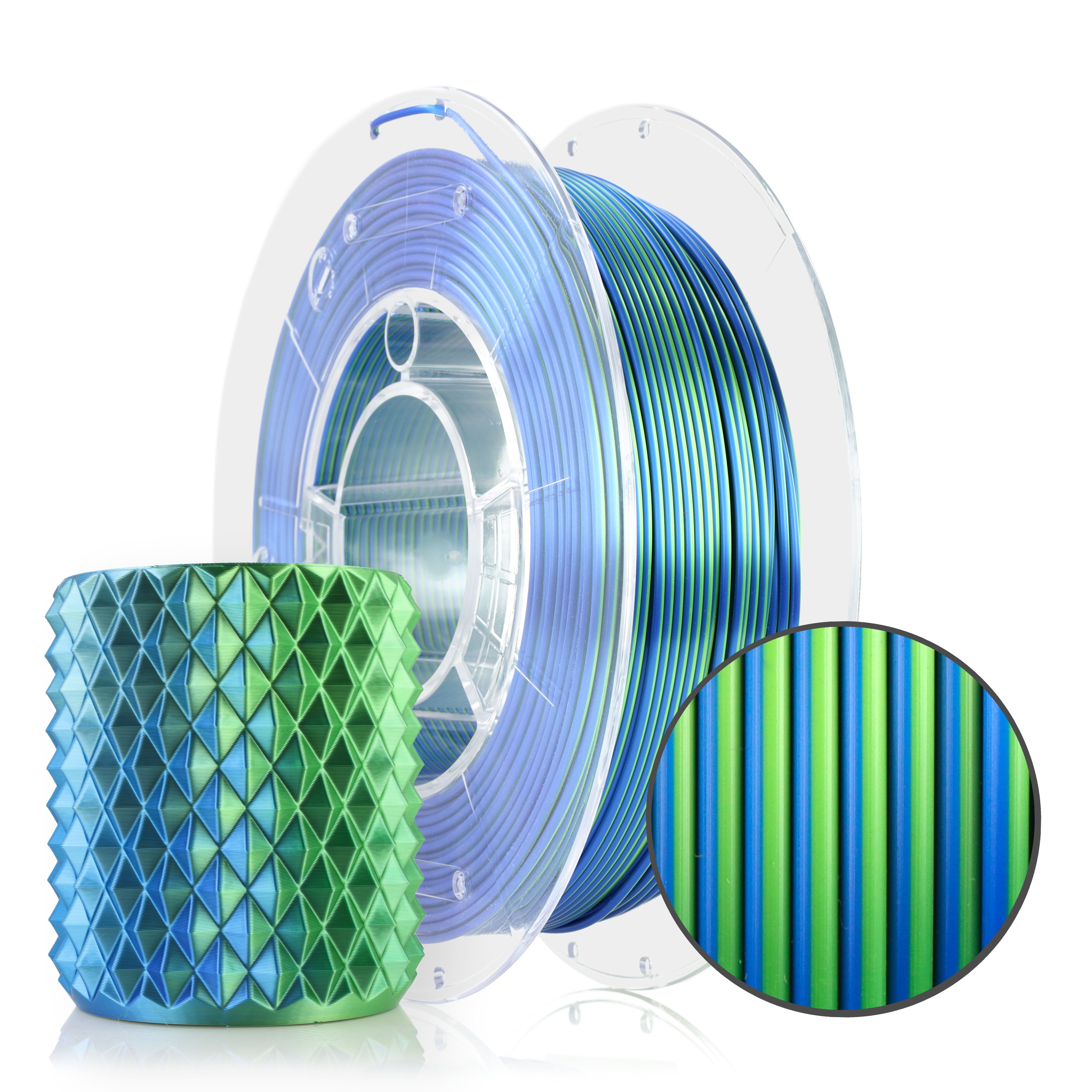Filament 3D PLA Magic Silk Lagoon