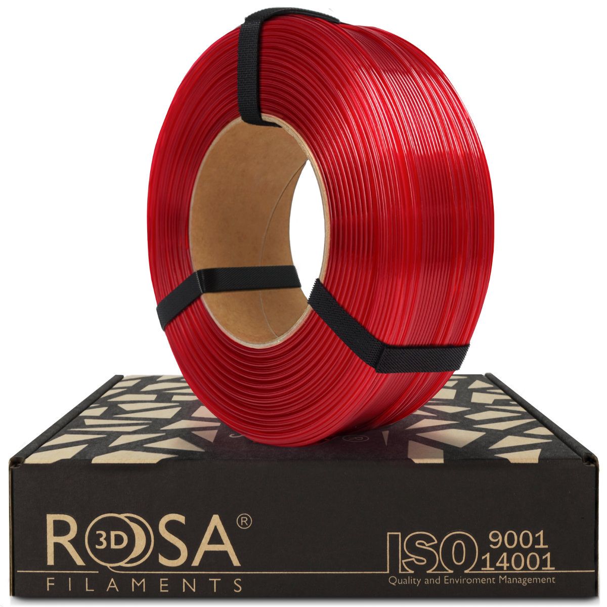 Filament 3D ReFill PET-G Standard HS Red Wine Transparent